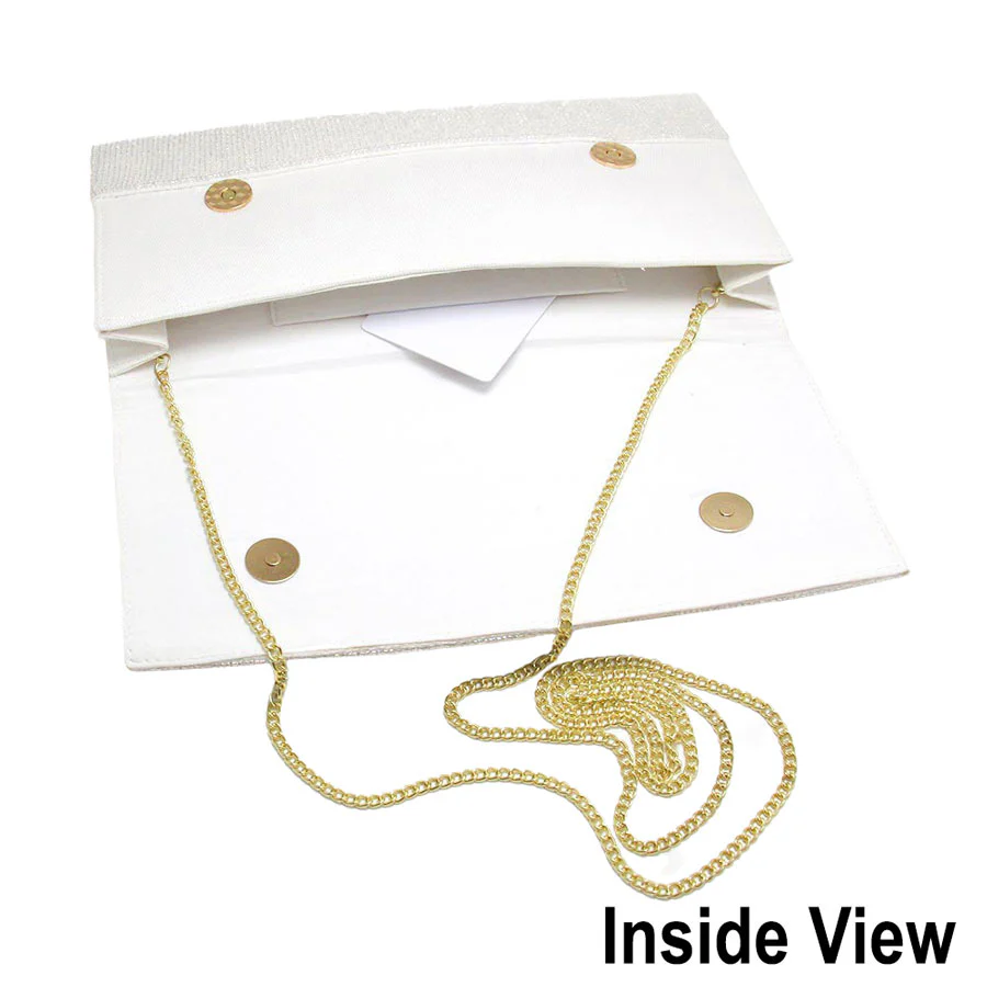 Elegant Beaded Baseball Sling Bag