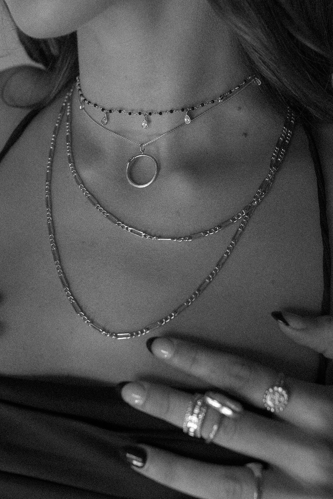 Elegant Droplet Charm Necklace