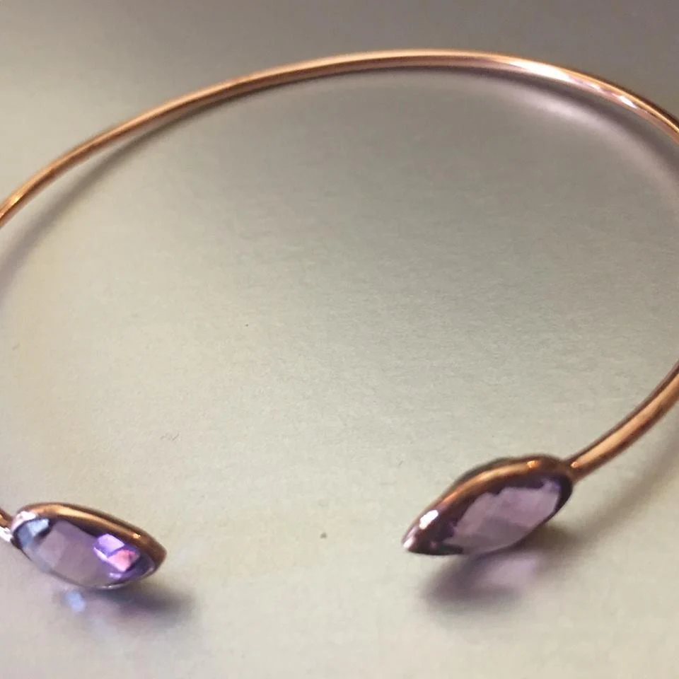 Elegant Rose Gold Plated Bangle